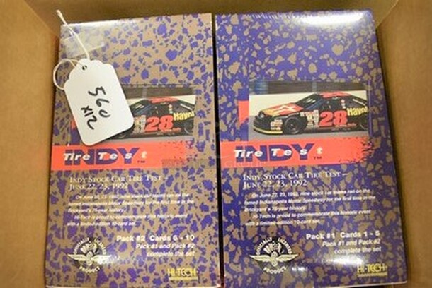 NEW IN BOX! June 22-23 1992 Stock Car Tire Test Trading Cards. 12x Your Bid! - Image 1 of 4