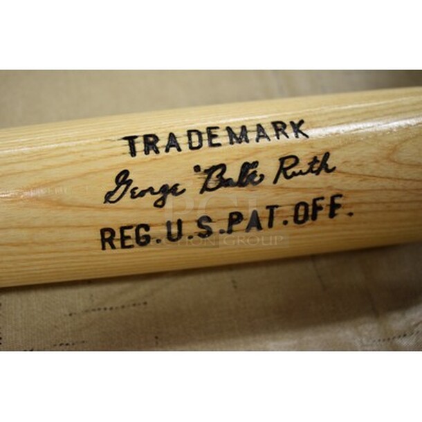 AWESOME! Louisville Slugger Bat Made To Babe's Ruth Own Specifications With Signature! Comes With Certificate Of Authenticity! R1935 - Image 4 of 6