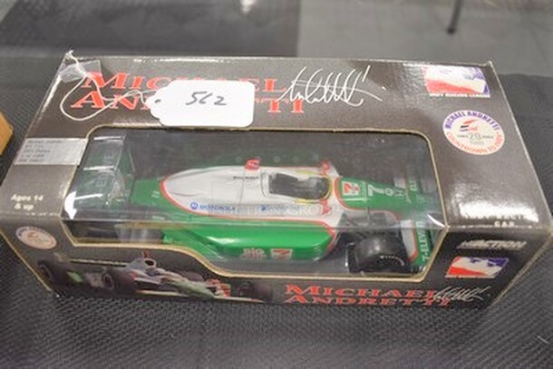NEW IN BOX! Michael Andretti #7 7-11 Indy Racing Car. 1/1008 - Image 1 of 6