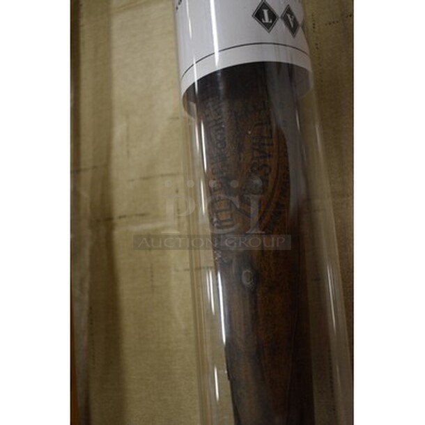 NEVER OPENED! Vintage Babe Ruth Dark Brown Louisville Slugger Bat! Comes With Certificate Of Authenticity!  - Image 2 of 7