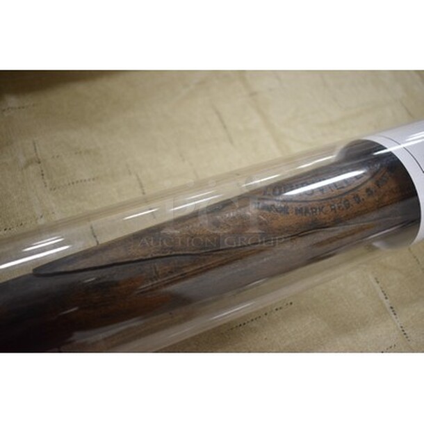 NEVER OPENED! Vintage Babe Ruth Dark Brown Louisville Slugger Bat! Comes With Certificate Of Authenticity!  - Image 5 of 7