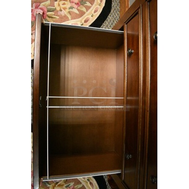 STUNNING! Hooker Furniture Book Base With Keys! 32x22x87 - Image 4 of 10