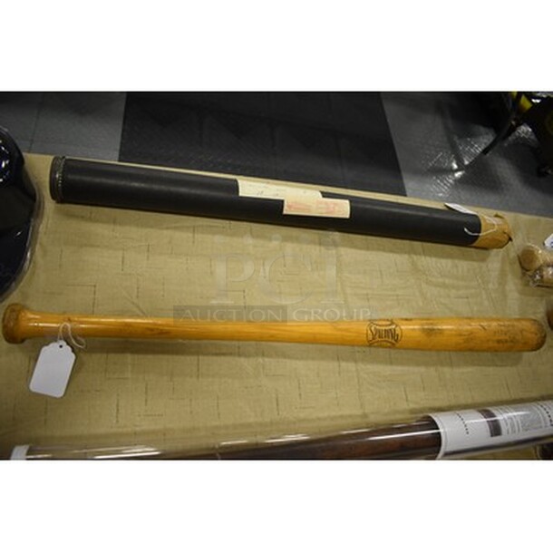 NICE! Vintage 1950s Spalding Wood Baseball Bat 1843 Ferris Fain Special Model - Image 2 of 8