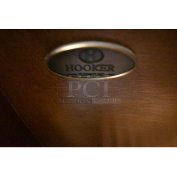 STUNNING! Hooker Furniture Book Base With Keys! 32x22x87 - Image 7 of 10