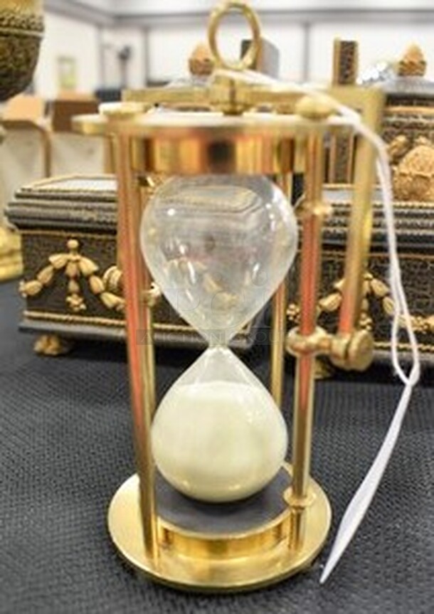 Brass Colored Hourglass!