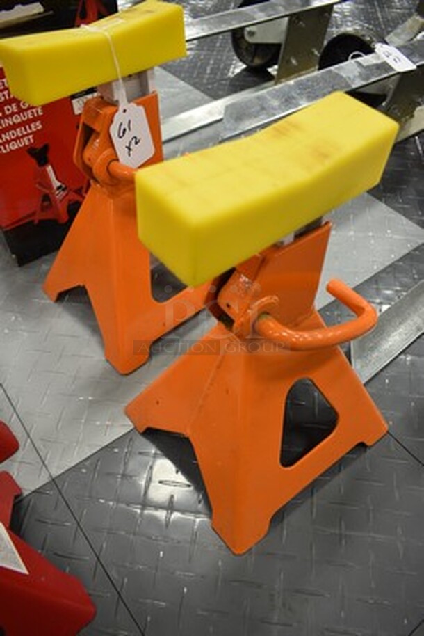 2 Allied 3 Ton Jack Stand. Model 47-JS3D, Serial Number 0078077. 7x7x19 - Image 2 of 6