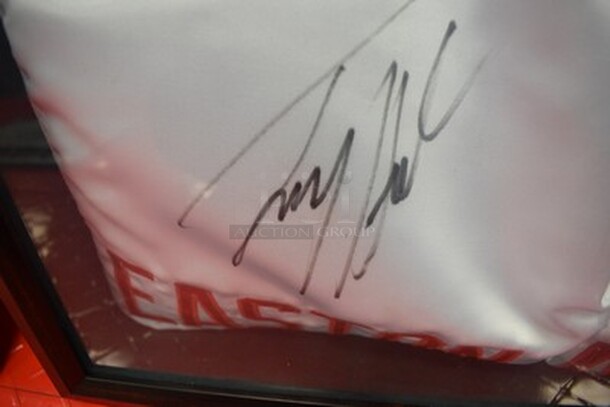 AWESOME! Autographed Larry Holmes Boxing Shorts and Boxing Glove In Black Shadow Box. 21x2x17.5 - Image 6 of 11
