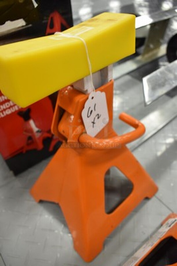 2 Allied 3 Ton Jack Stand. Model 47-JS3D, Serial Number 0078077. 7x7x19 - Image 3 of 6