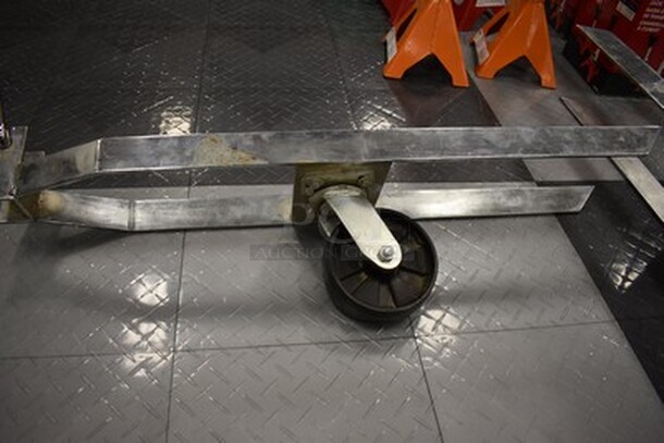 3 Stainless Steel Dollies with Wheels For Lifts. 3x Your Bid! 5x38x8 - Image 5 of 7