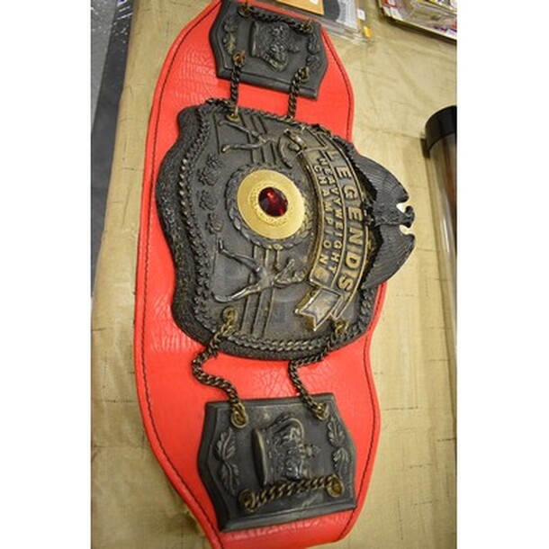 Legends Heavy Weight Champion Belt Signed By Larry Holmes! - Image 2 of 8