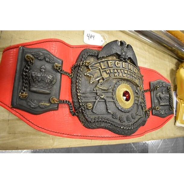 Legends Heavy Weight Champion Belt Signed By Larry Holmes! - Image 3 of 8
