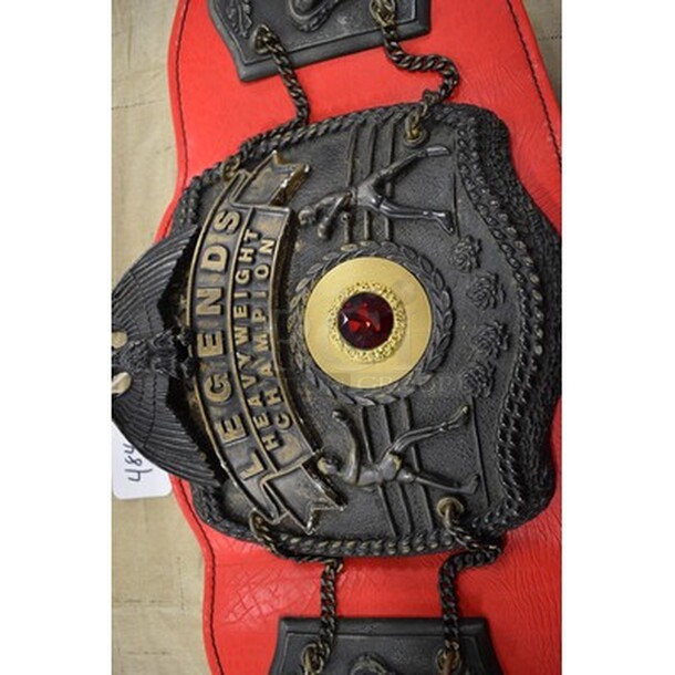 Legends Heavy Weight Champion Belt Signed By Larry Holmes! - Image 4 of 8