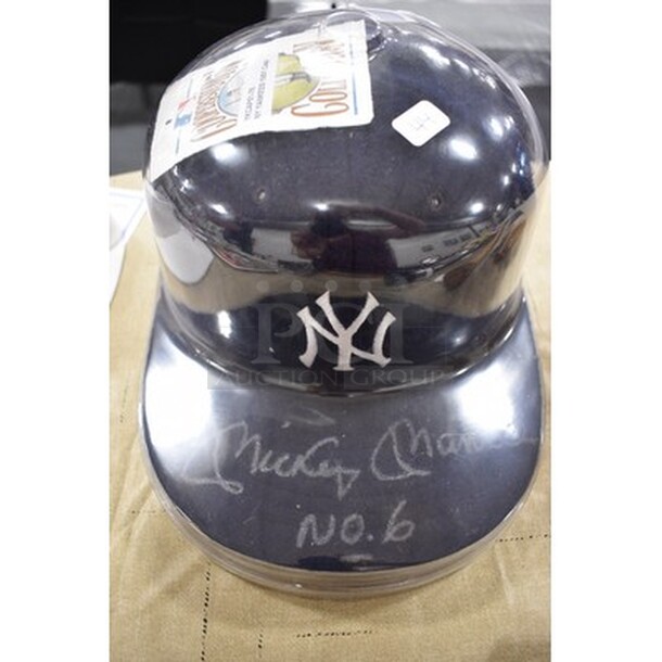 Cooperstown Collection New York Yankee 1951 Hat Autographed By Mickey Mantle!