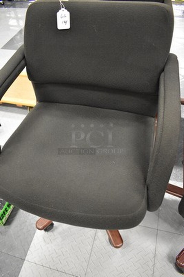 4 Office Chairs on Casters. 4x Your Bid!  - Image 3 of 6