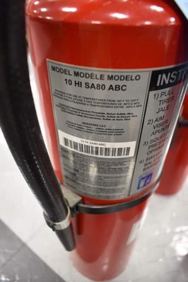 3 Fire Extinguishers! Serviced in 2019 4x4x22. 3x Your Bid! - Image 4 of 5