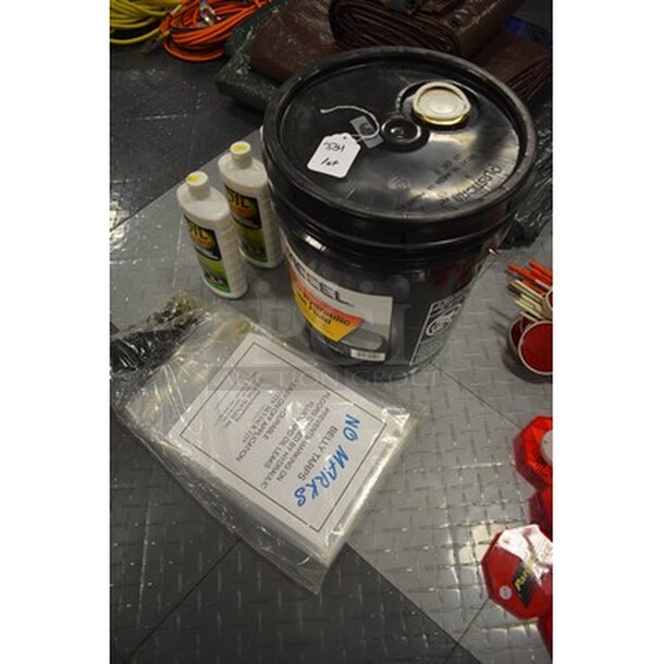 ALL IN ONE MONEY! Includes Tractor Hydraulic Transmission Fluid and Bottles of Oil Stain Remover!  - Image 2 of 3