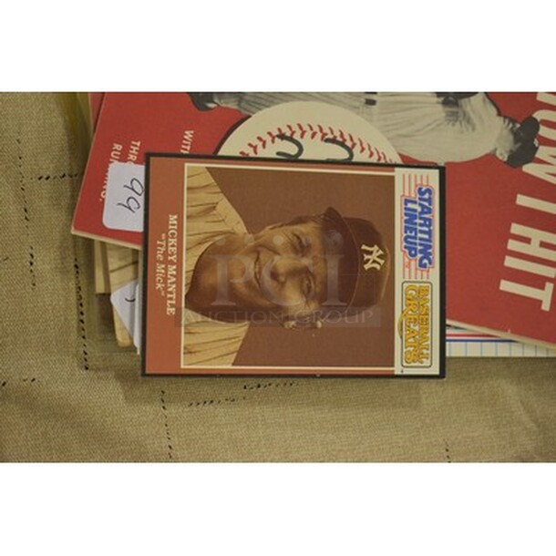 Various Mickey Mantle Sports Memorabilia Including Trading Cards! All In One Money!  - Image 5 of 7