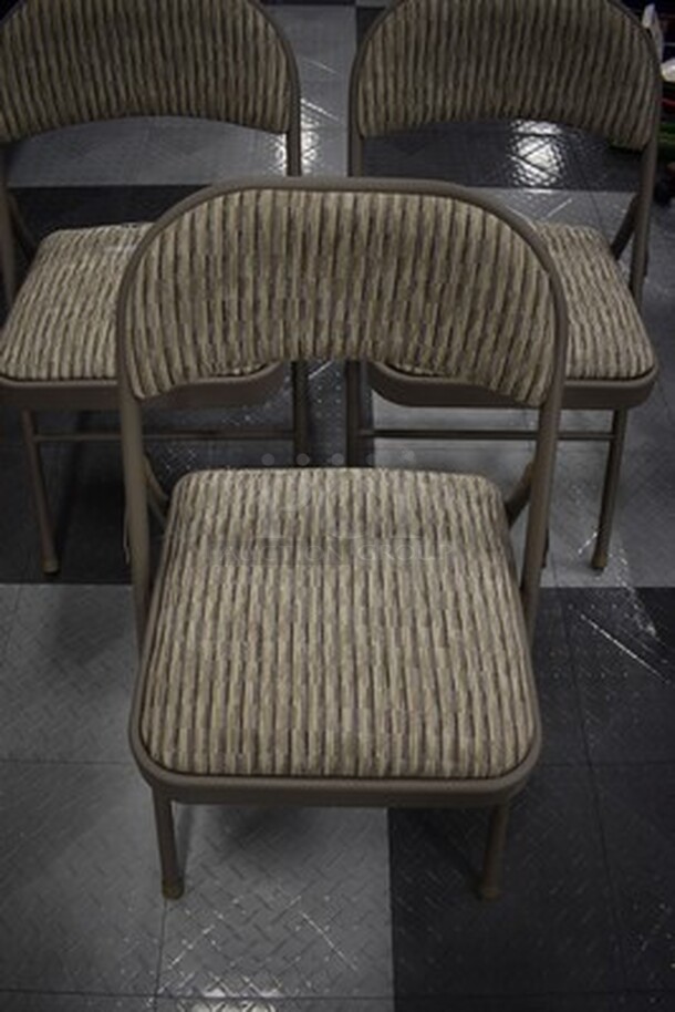 3 Sudden Comfort Folding Chairs. 3x Your Bid!