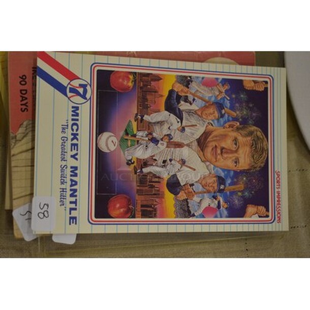 Various Mickey Mantle Sports Memorabilia Including Trading Cards! All In One Money!  - Image 6 of 7