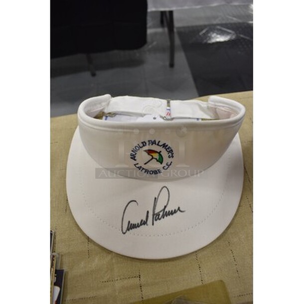 Visor Autographed By Arnold Palmer! Comes With Certificate Of Authenticity! 