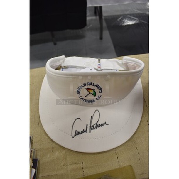 Visor Autographed By Arnold Palmer! Comes With Certificate Of Authenticity!  - Image 1 of 4