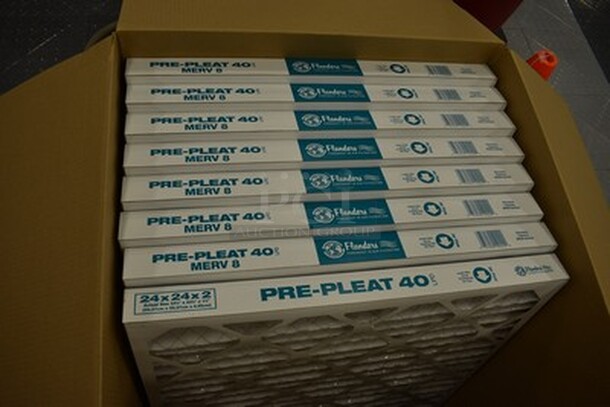NEVER USED! Flanders Pre-Pleat 40 Filters. 24x24x2 - Image 1 of 5