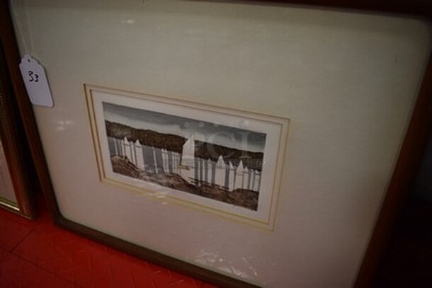 Reflections Picture In Custom Made Wooden Frame. Number 147/200. 19x1x15 - Image 3 of 5