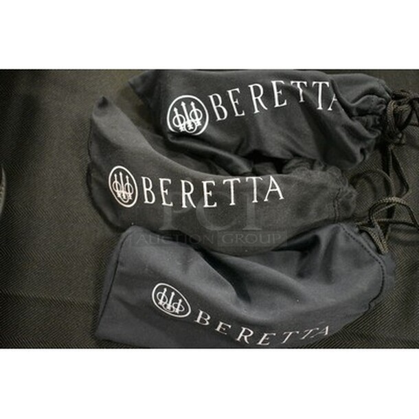 3 Beretta Protective Eyewear With Original Bags! 3x Your Bid! - Image 1 of 2