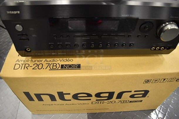 AWESOME! Integra DTR-20.7 AV Receiver With Remote and Original Box. 17x11x7. Tested and Working! - Image 2 of 7