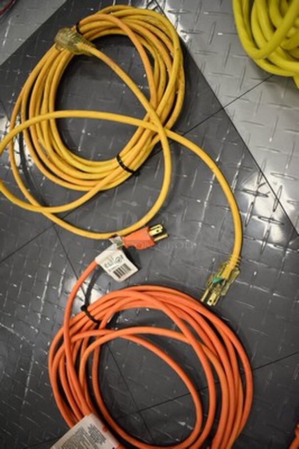 9 Various Indoor/Outdoor Extension Cords! 9x Your Bid! - Image 3 of 4