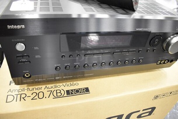 AWESOME! Integra DTR-20.7 AV Receiver With Remote and Original Box. 17x11x7. Tested and Working! - Image 4 of 7