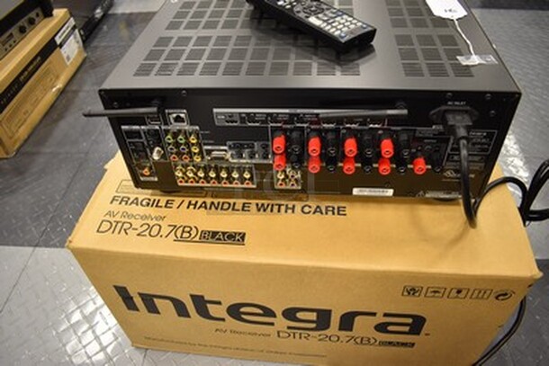 AWESOME! Integra DTR-20.7 AV Receiver With Remote and Original Box. 17x11x7. Tested and Working! - Image 7 of 7