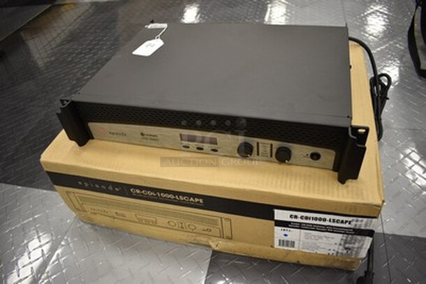Crown CDi1000 Power Amplifier. 120-240 VAC, 50/60Hz. 19x12x3. Tested and Working!