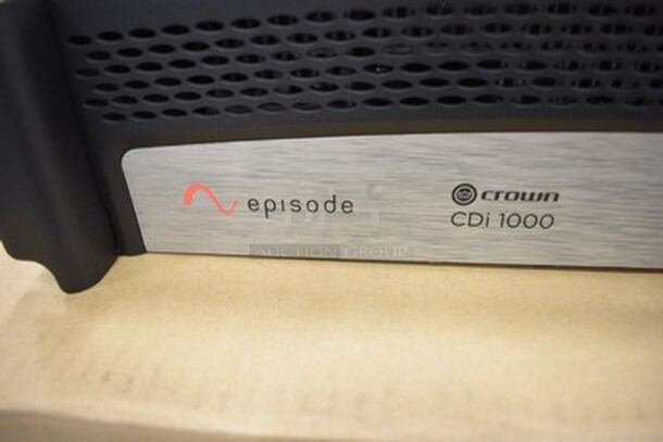 Crown CDi1000 Power Amplifier. 120-240 VAC, 50/60Hz. 19x12x3. Tested and Working! - Image 2 of 7