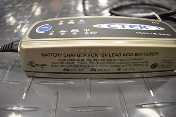 CTEK Multi US 3300 Battery Charger For Motorcycles! Tested and Working! - Image 4 of 4