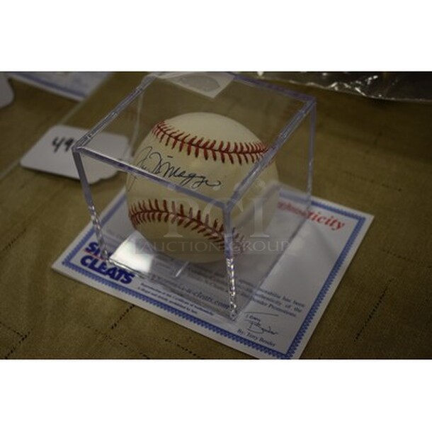 AWESOME! Baseball Autographed By Joe DiMaggio. Comes With Certificate of Authenticity! - Image 2 of 6