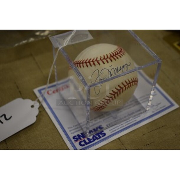 AWESOME! Baseball Autographed By Joe DiMaggio. Comes With Certificate of Authenticity! - Image 3 of 6
