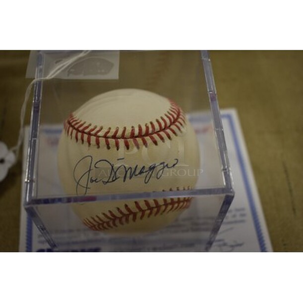 AWESOME! Baseball Autographed By Joe DiMaggio. Comes With Certificate of Authenticity! - Image 4 of 6