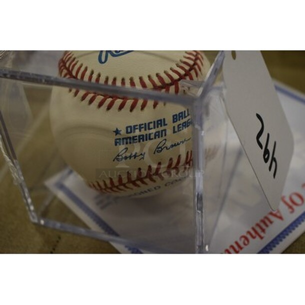 AWESOME! Baseball Autographed By Joe DiMaggio. Comes With Certificate of Authenticity! - Image 5 of 6
