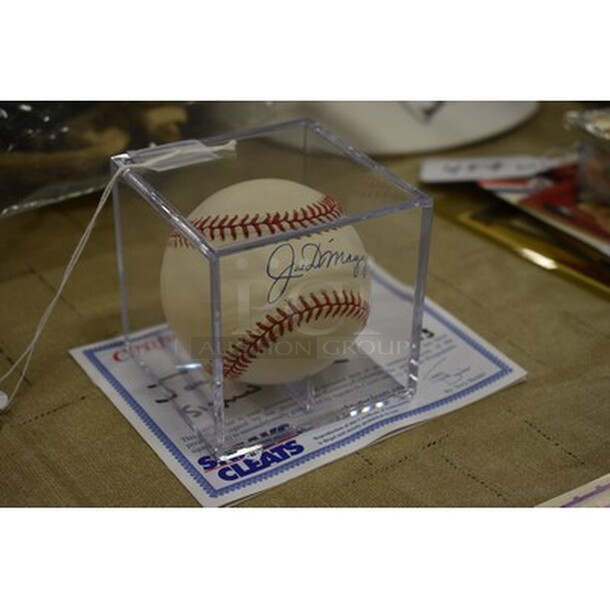 AWESOME! Baseball Autographed By Joe DiMaggio. Comes With Certificate of Authenticity! - Image 3 of 6