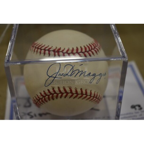 AWESOME! Baseball Autographed By Joe DiMaggio. Comes With Certificate of Authenticity! - Image 4 of 6