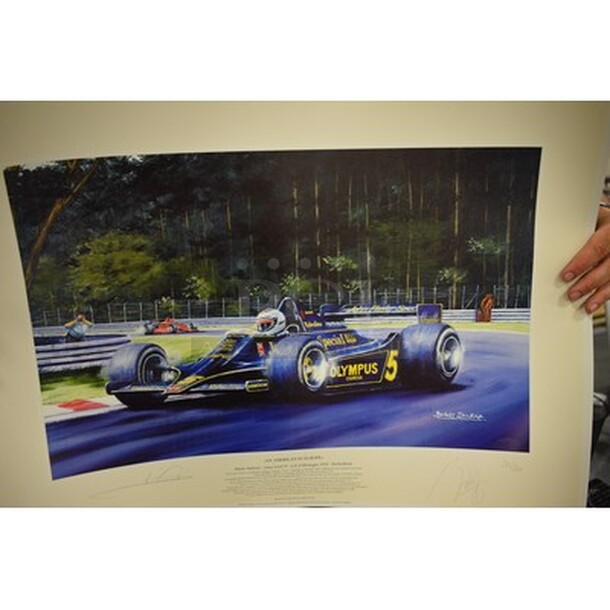 7 Autographed Michael and Mario Andretti Pictures! Client Was Personal Friend Of Andretti  Family! 7x Your Bid - Image 8 of 8