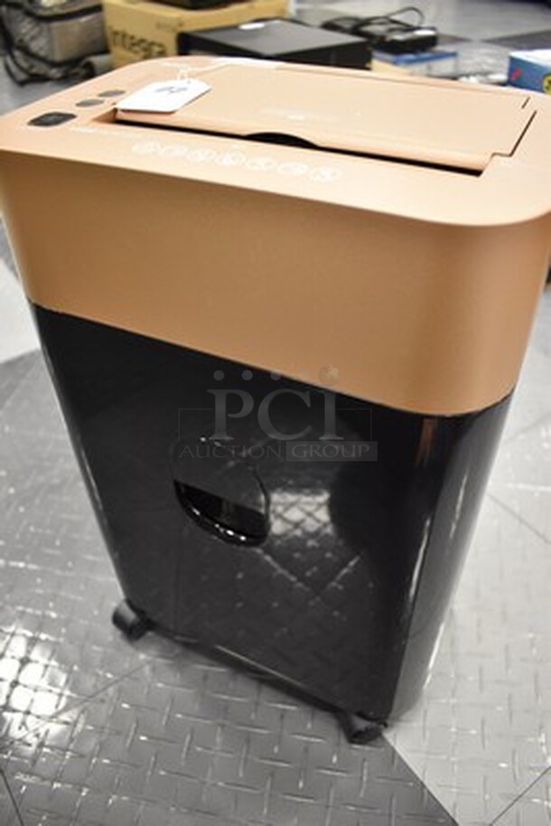 Royal AQ880 Microcut Paper Shredder On Casters. 13x9x20. Tested and Working! - Image 1 of 7