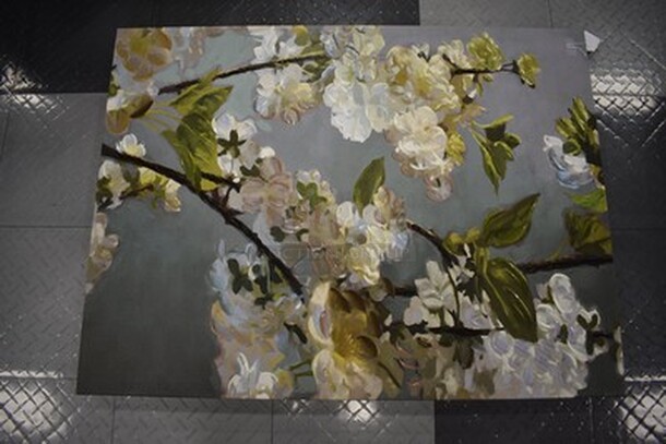 AWESOME! Floral Design Canvas Wall Art. 30x2x40 - Image 3 of 6