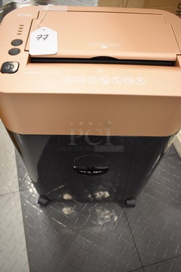 Royal AQ880 Microcut Paper Shredder On Casters. 13x9x20. Tested and Working! - Image 7 of 7