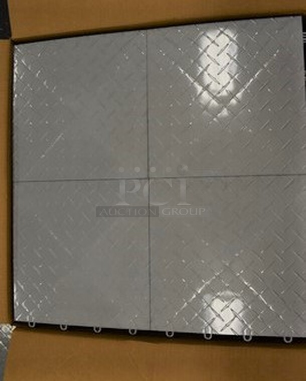 ALL IN ONE MONEY! 2 BRAND NEW BOXES! Alloy Snaplock Flooring. Approx 17 24x24 Sections - Image 1 of 3