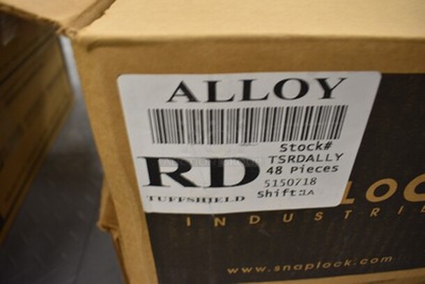 ALL IN ONE MONEY! 2 BRAND NEW BOXES! Alloy Snaplock Flooring. Approx 17 24x24 Sections - Image 2 of 3