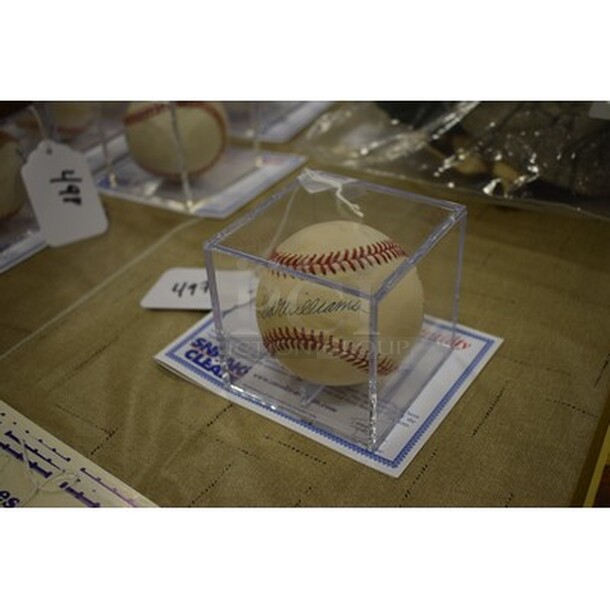 AWESOME! Baseball Autographed By Ted Williams. Comes With Certificate of Authenticity! - Image 2 of 6