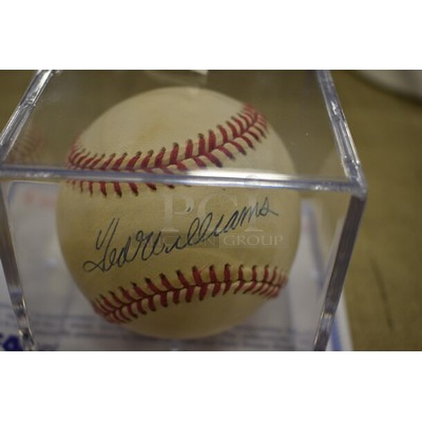 AWESOME! Baseball Autographed By Ted Williams. Comes With Certificate of Authenticity! - Image 4 of 6