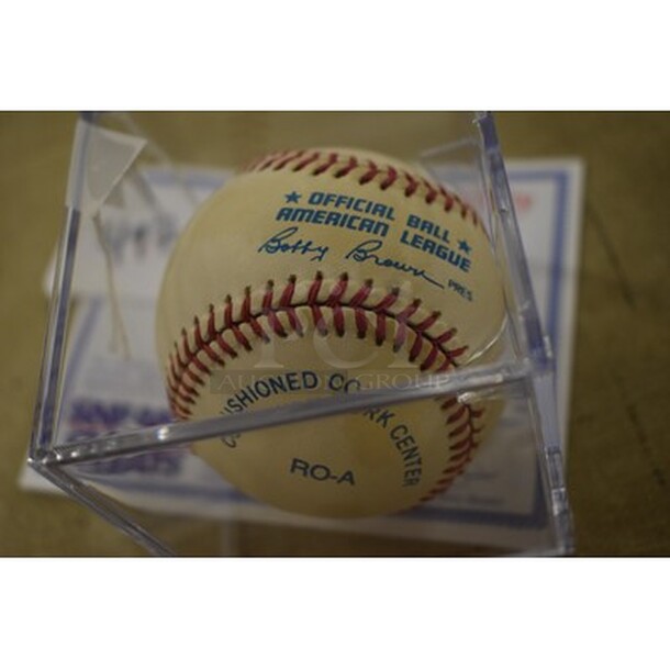 AWESOME! Baseball Autographed By Ted Williams. Comes With Certificate of Authenticity! - Image 5 of 6